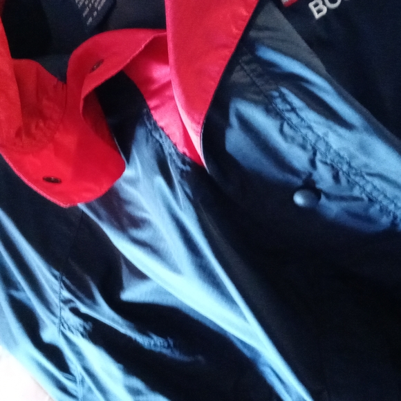 LA LOVING 2XL Blue BostonAmerican Flag Wind Breaker - Picture 13 of 13